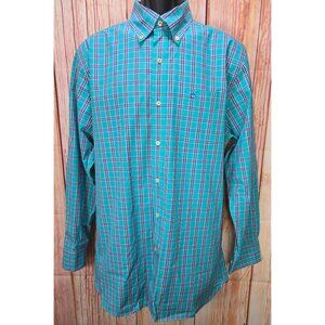 Southern Tide Mens Classic Fit Plaid Dress Shirt Medium
